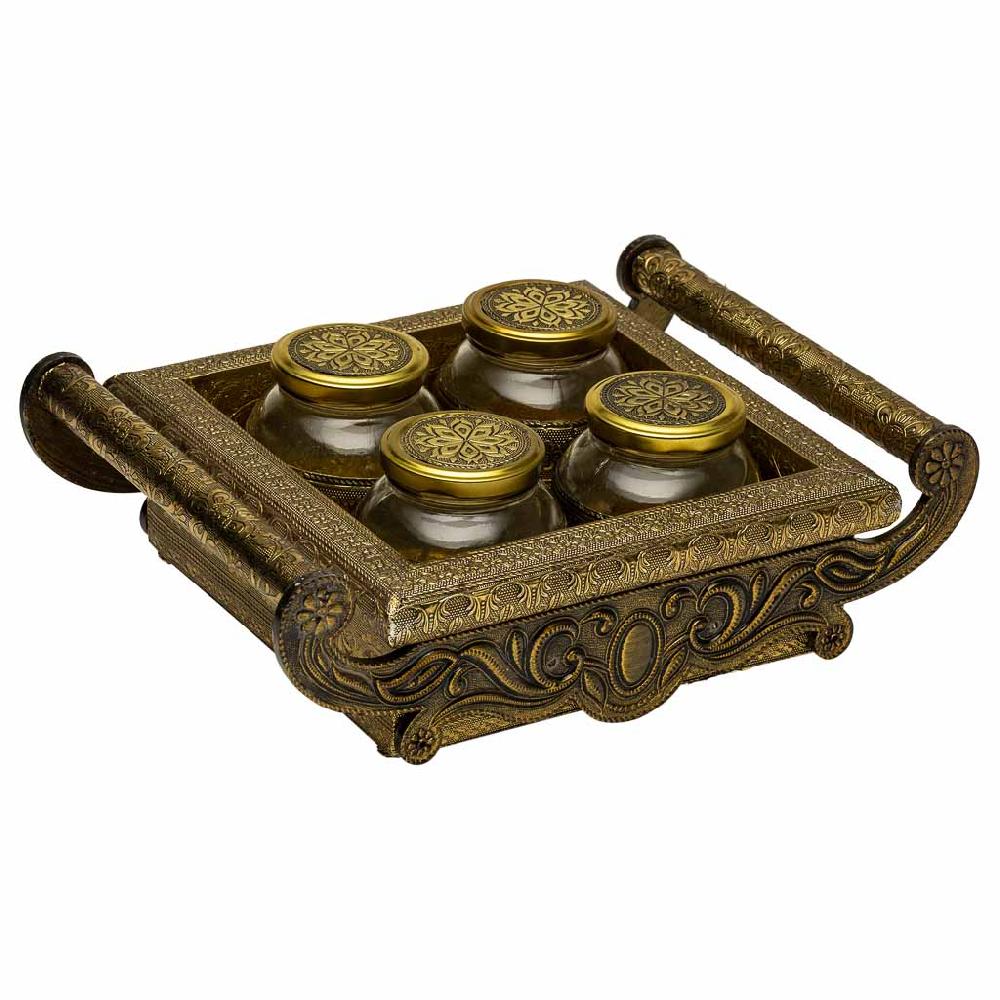 Creaciones meng HOGAR - BANDEJAS - bandeja de metal repujado