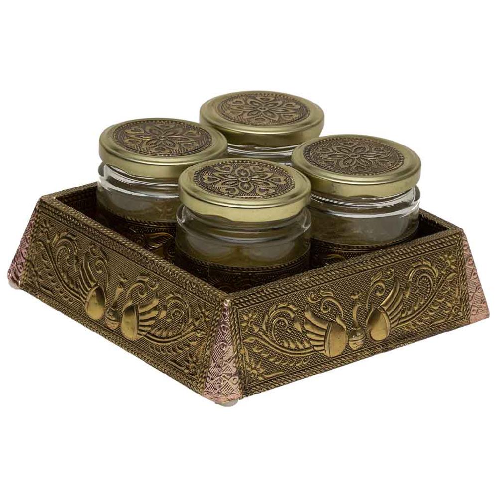 Creaciones meng HOGAR - BANDEJAS - bandeja de metal repujado