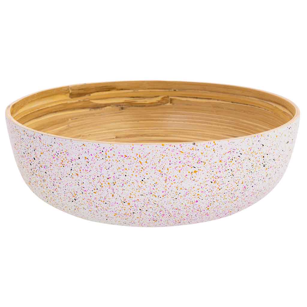 Creaciones meng HOGAR - BANDEJAS - centro de mesa de bambu beige