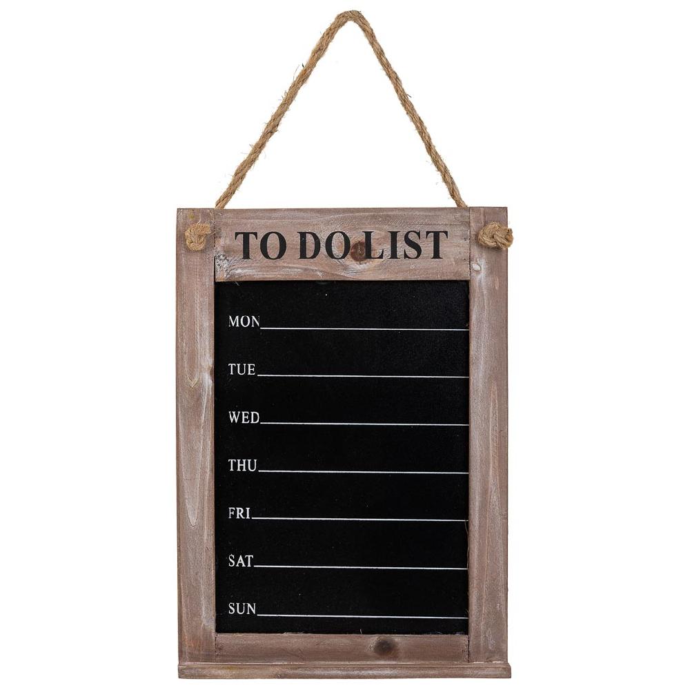 Creaciones Meng HOGAR - BANDEJAS - Pizarra De Madera Marron