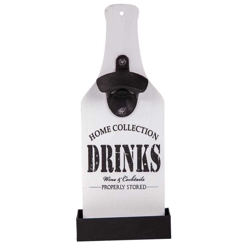 Creaciones Meng HOGAR - BOTELLEROS - Abrebotellas De Madera Lac Blanco