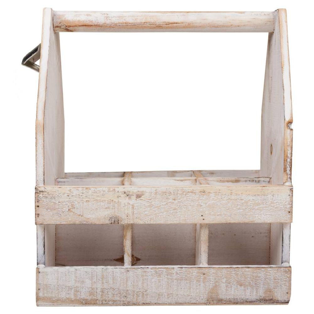 Creaciones Meng HOGAR - BOTELLEROS - Botellero De Madera De 6 Botellas