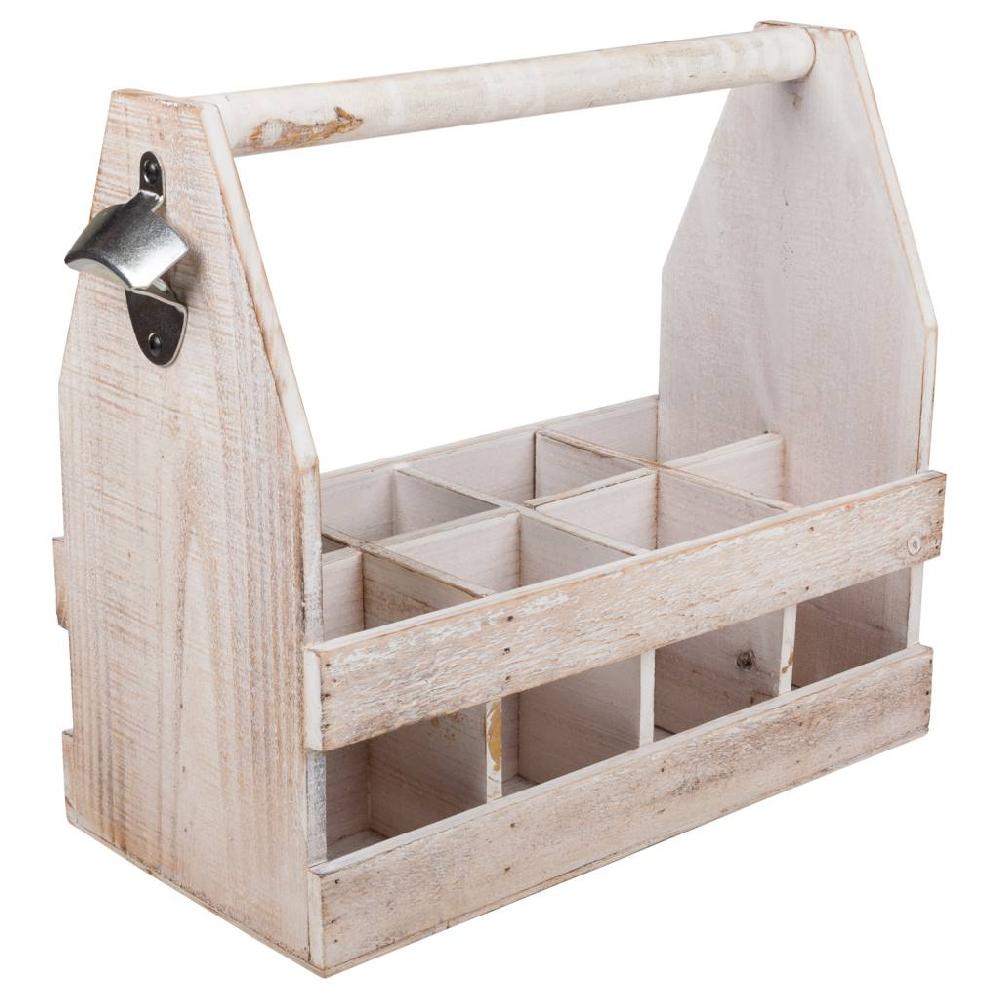 Creaciones meng HOGAR - BOTELLEROS - botellero de madera de 8 botellas