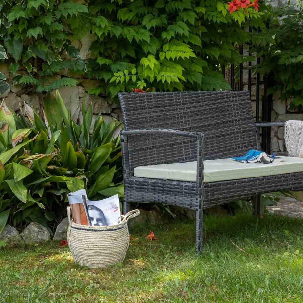 Creaciones Meng HOGAR - CAPAZOS Y LENYEROS - Capazo De Fibra Natural