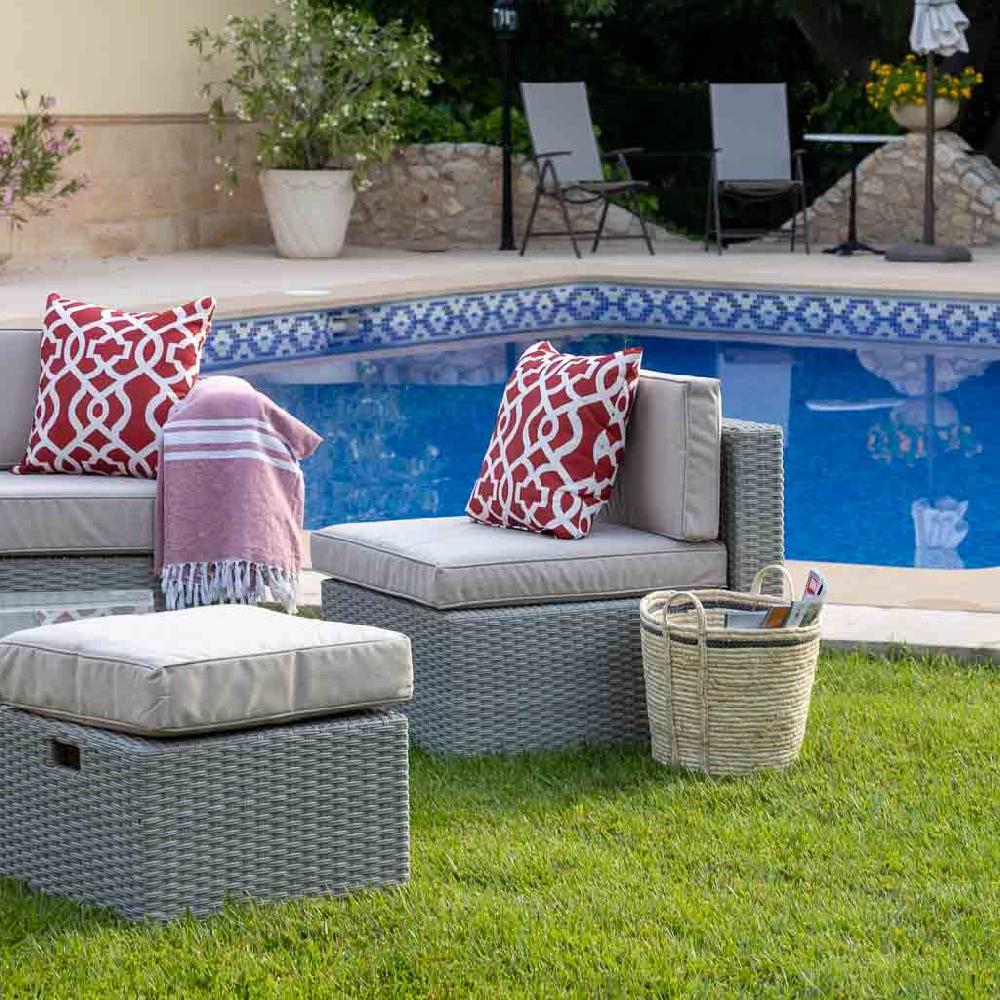 Creaciones Meng HOGAR - CAPAZOS Y LENYEROS - Capazo De Fibra Natural