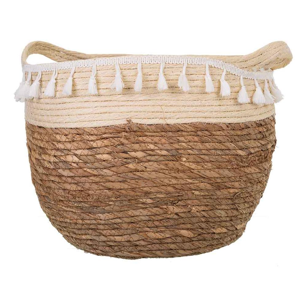 Creaciones Meng HOGAR - CAPAZOS Y LENYEROS - Capazo De Fibra Natural