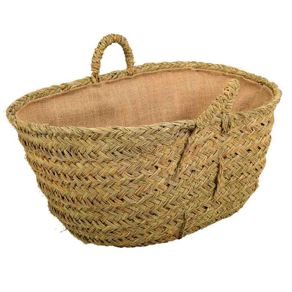 Creaciones meng HOGAR - CAPAZOS Y LENYEROS - capazo esparto