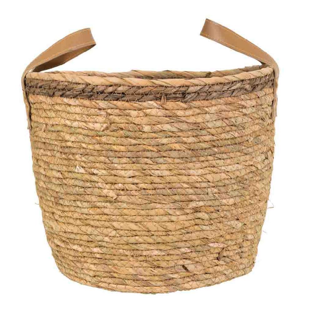 Creaciones Meng HOGAR - CAPAZOS Y LENYEROS - Capazo Fibra Natural Tejido Artesanal