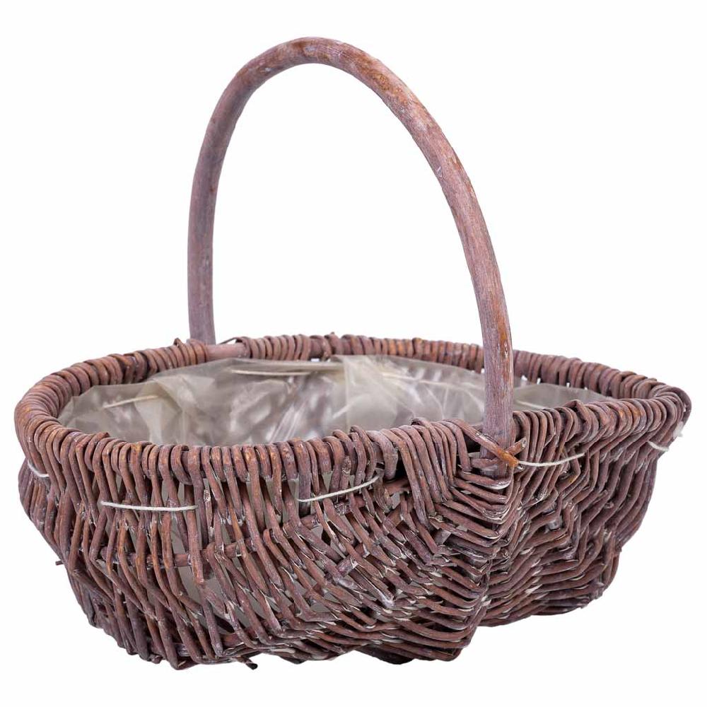 Creaciones meng HOGAR - CESTAS - cesta de mimbre marron