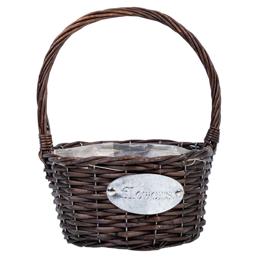 Creaciones Meng HOGAR - CESTAS - Cesta De Mimbre Marron