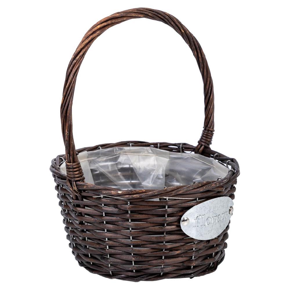 Creaciones meng HOGAR - CESTAS - cesta de mimbre marron