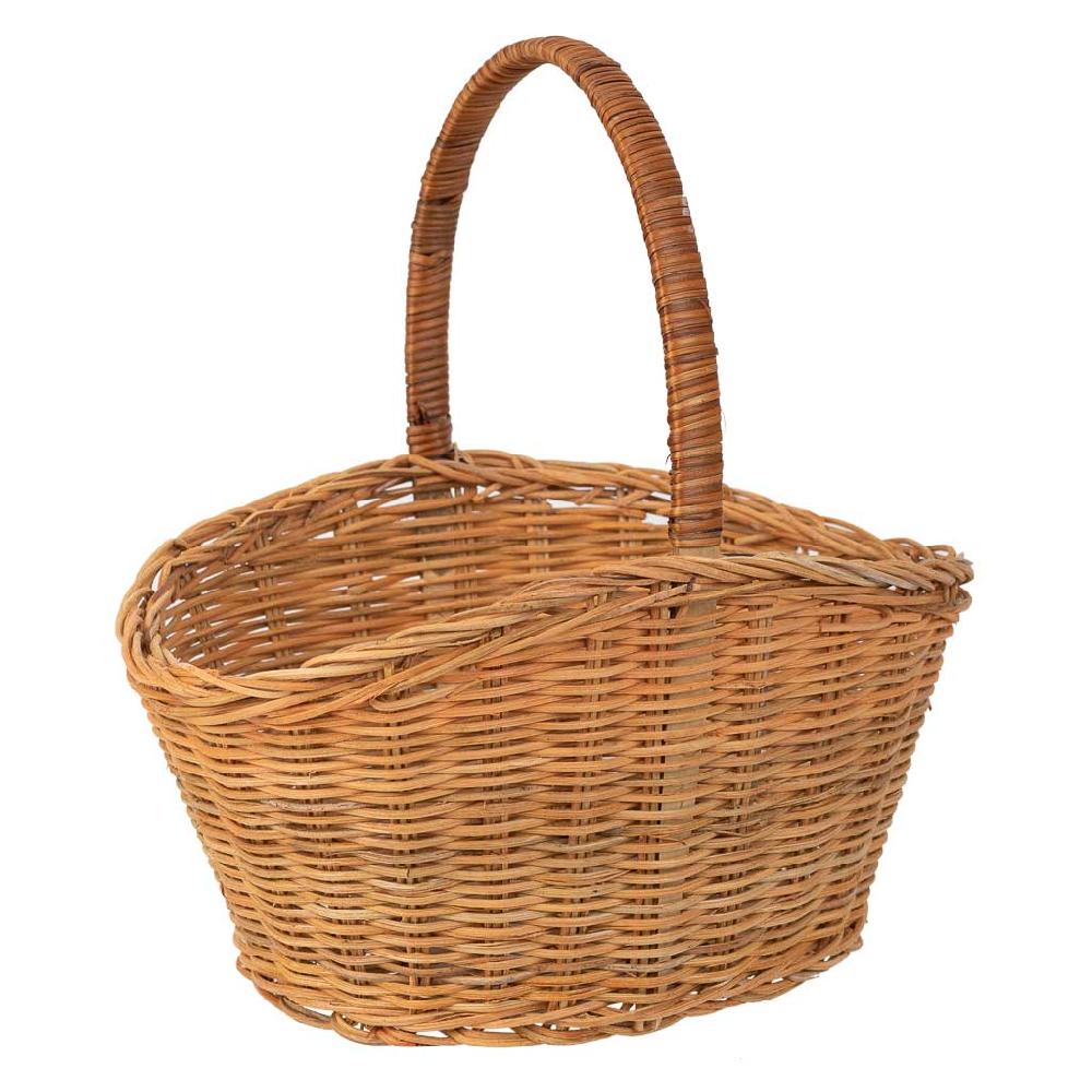 Creaciones meng HOGAR - CESTAS - cesta oval de medula marrón