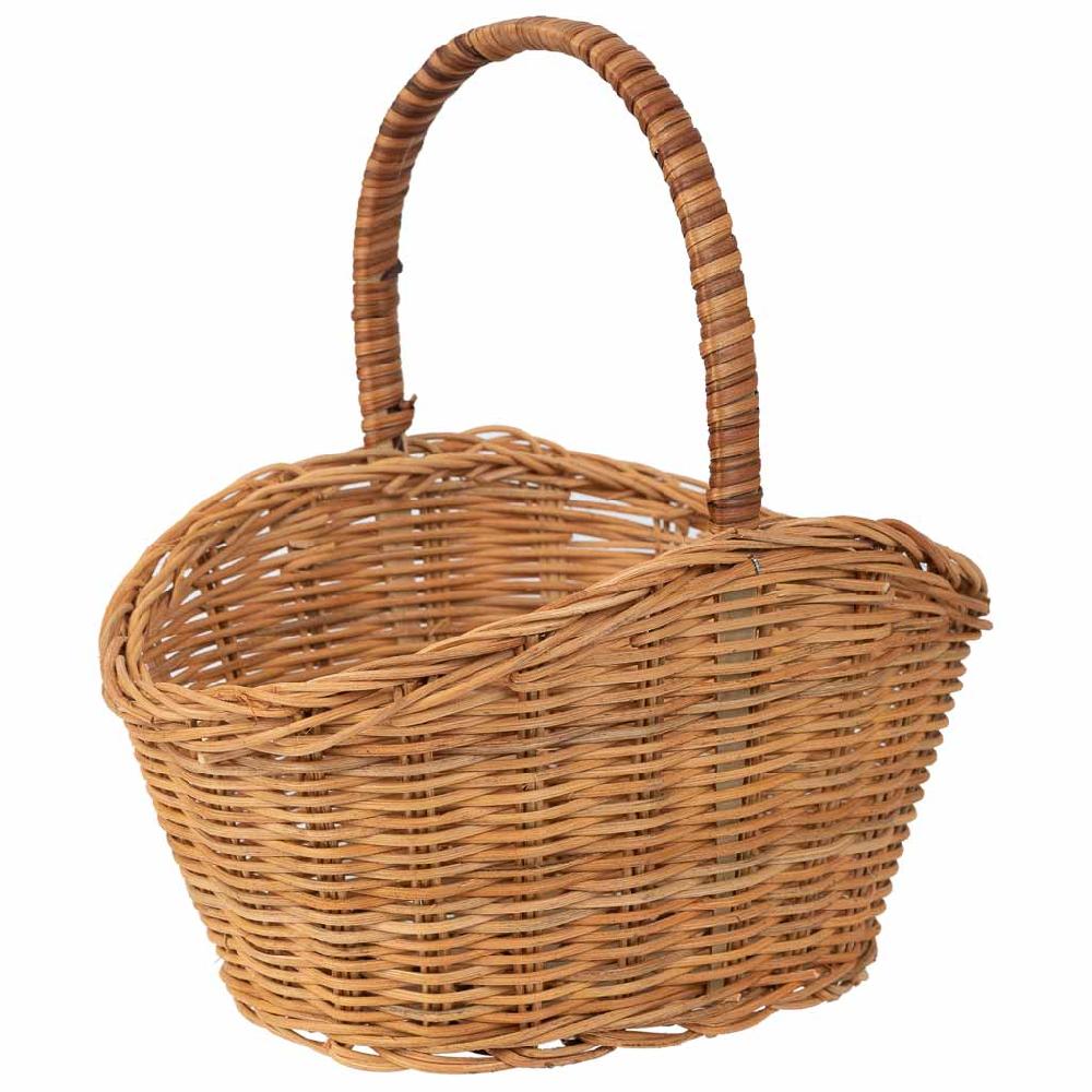 Creaciones meng HOGAR - CESTAS - cesta oval de medula marrón