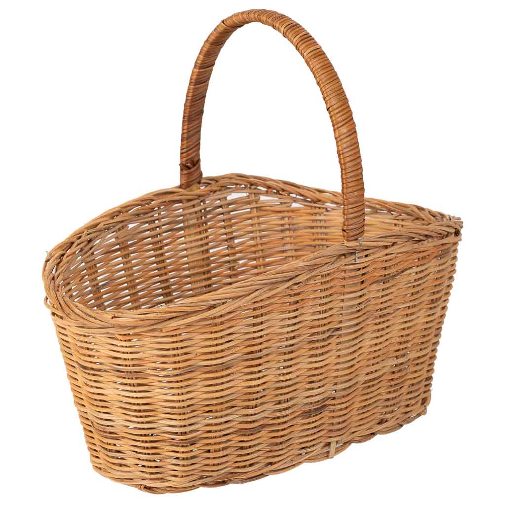 Creaciones meng HOGAR - CESTAS - cesta oval de medula marrón