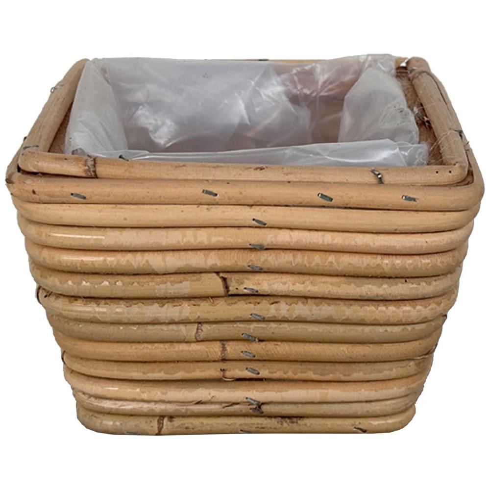 Creaciones meng HOGAR - CESTOS - cesto cuadrado de bambú