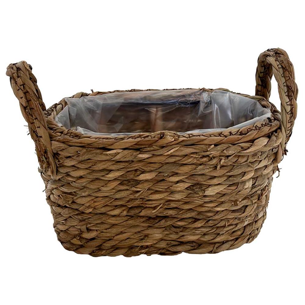 Creaciones meng HOGAR - CESTOS - cesto ovalado de cuerda con asas