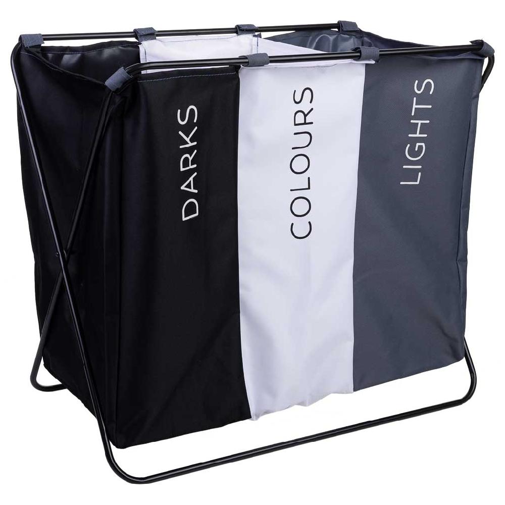 Creaciones meng HOGAR - CESTOS DE ROPA - cesto de la ropa de metal y tela