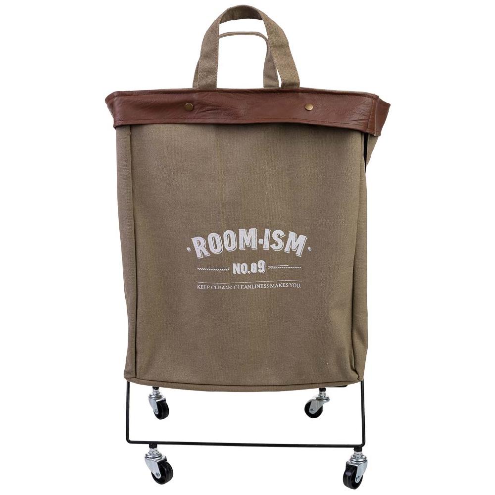 Creaciones Meng HOGAR - CESTOS DE ROPA - Cesto De La Ropa De Metal Y Tela