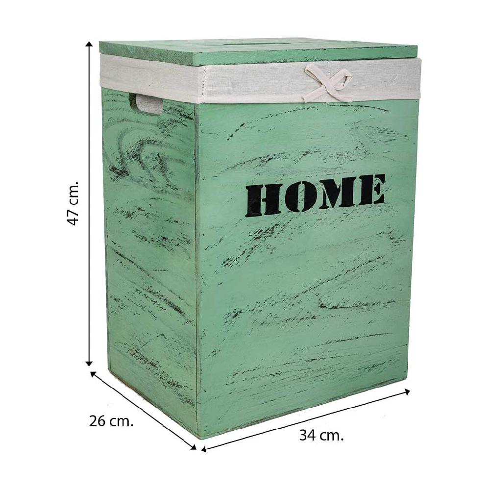 Creaciones Meng HOGAR - CESTOS DE ROPA - Cestos Ropa De Madera Set 2 Pzas