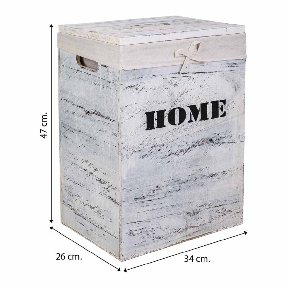 Creaciones Meng HOGAR - CESTOS DE ROPA - Cestos Ropa De Madera Set 2 Pzas