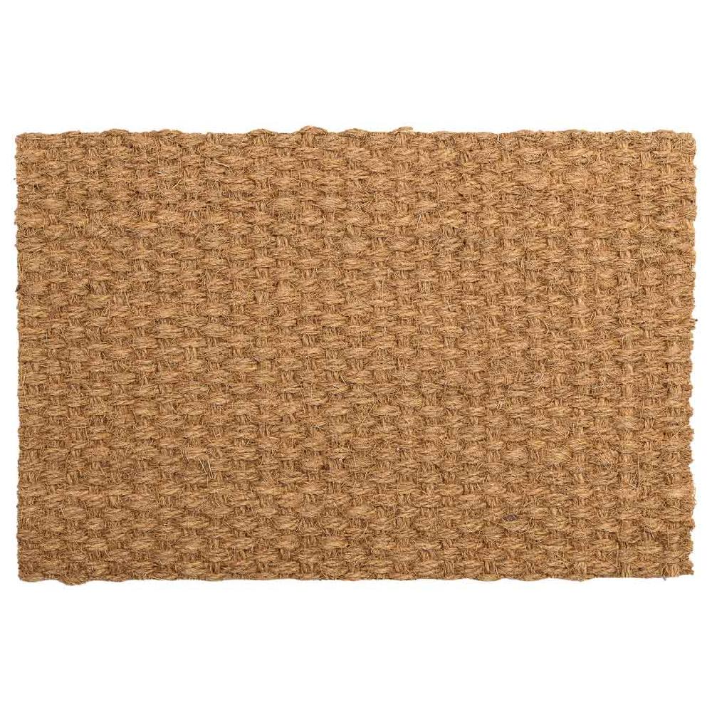 Creaciones meng HOGAR - FELPUDOS LIMPIABARROS - felpudo de fibra de coco y goma marron