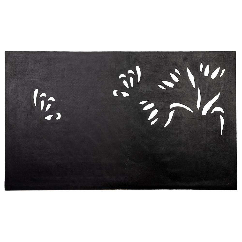 Creaciones Meng HOGAR - FELPUDOS LIMPIABARROS - Felpudo De Goma Acabado Cobre Negro