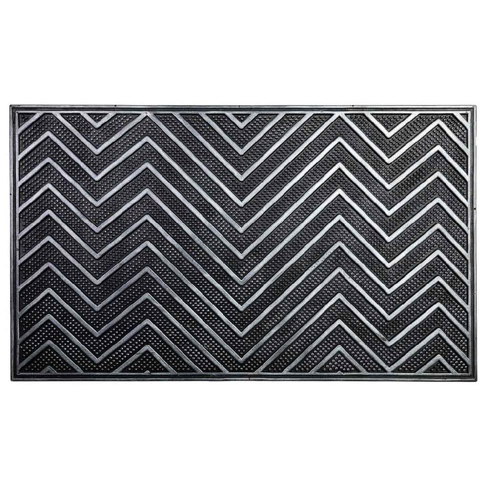 Creaciones meng HOGAR - FELPUDOS LIMPIABARROS - felpudo de goma negro