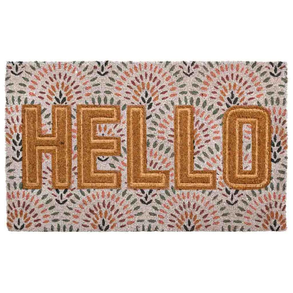 Creaciones meng HOGAR - FELPUDOS LIMPIABARROS - felpudo de pvc impreso y prensado marron