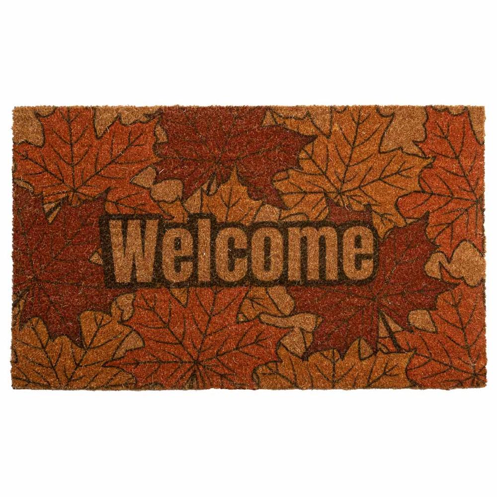 Creaciones meng HOGAR - FELPUDOS LIMPIABARROS - felpudo de pvc impreso marron