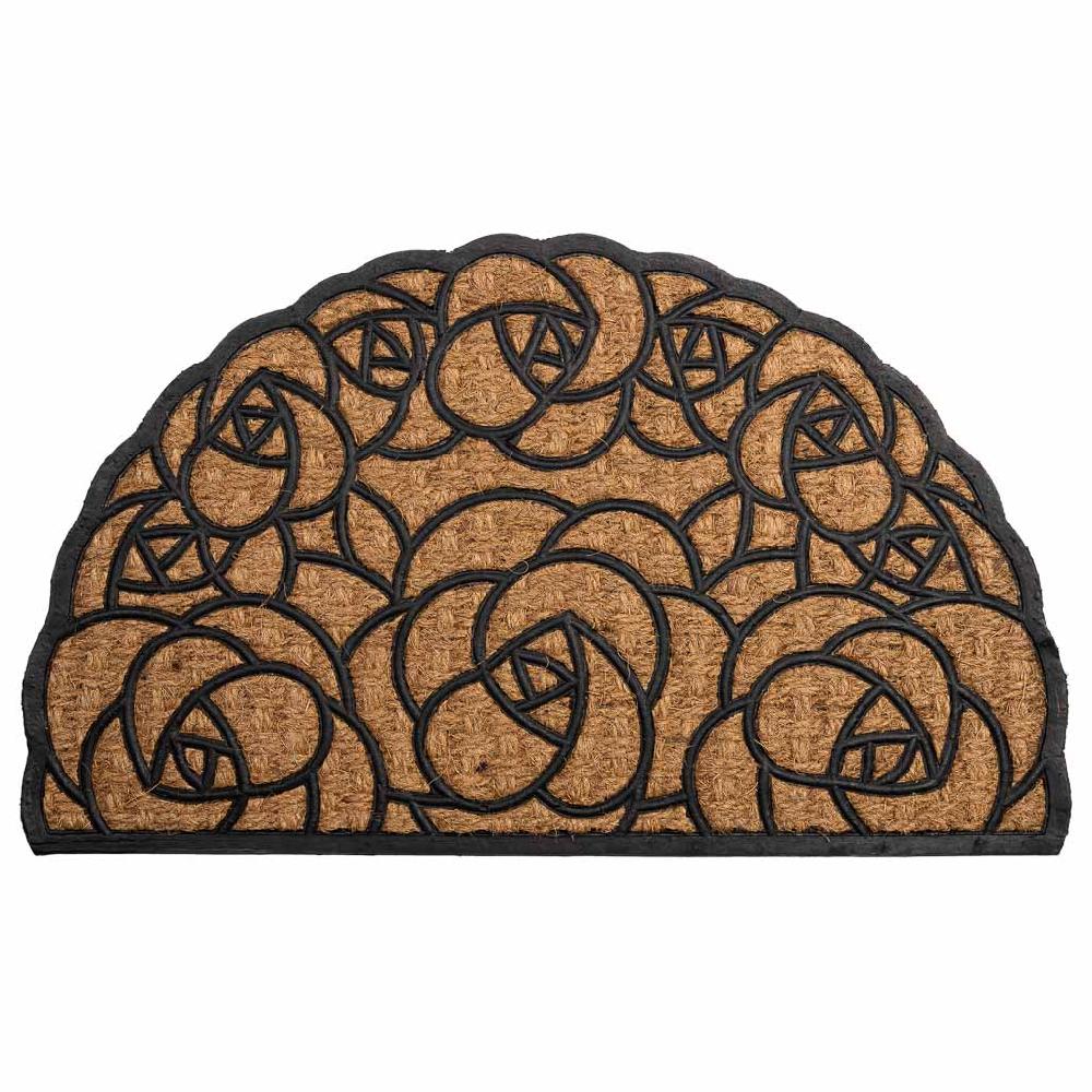 Creaciones meng HOGAR - FELPUDOS LIMPIABARROS - felpudo semicircular de coco natural