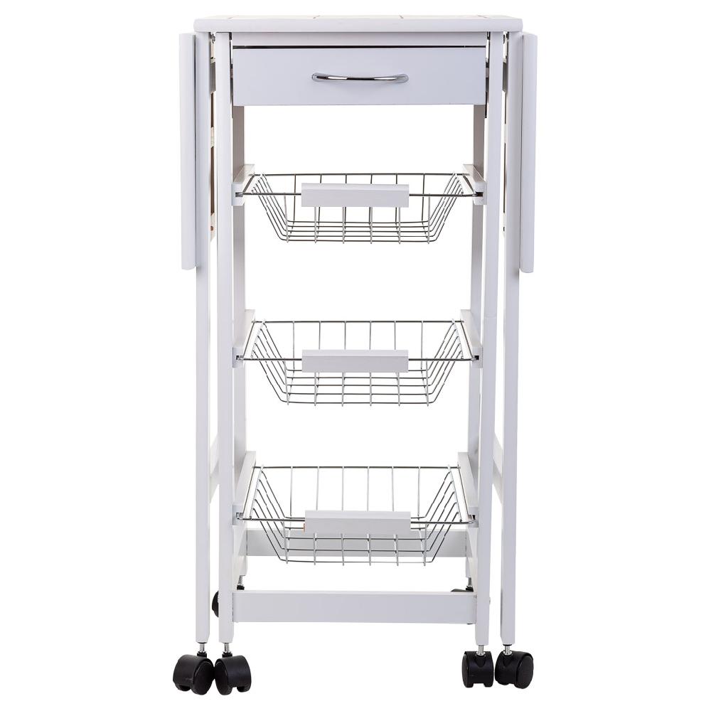 Creaciones Meng HOGAR - ISLAS DE COCINA - Kit Carro De Cocina De Madera