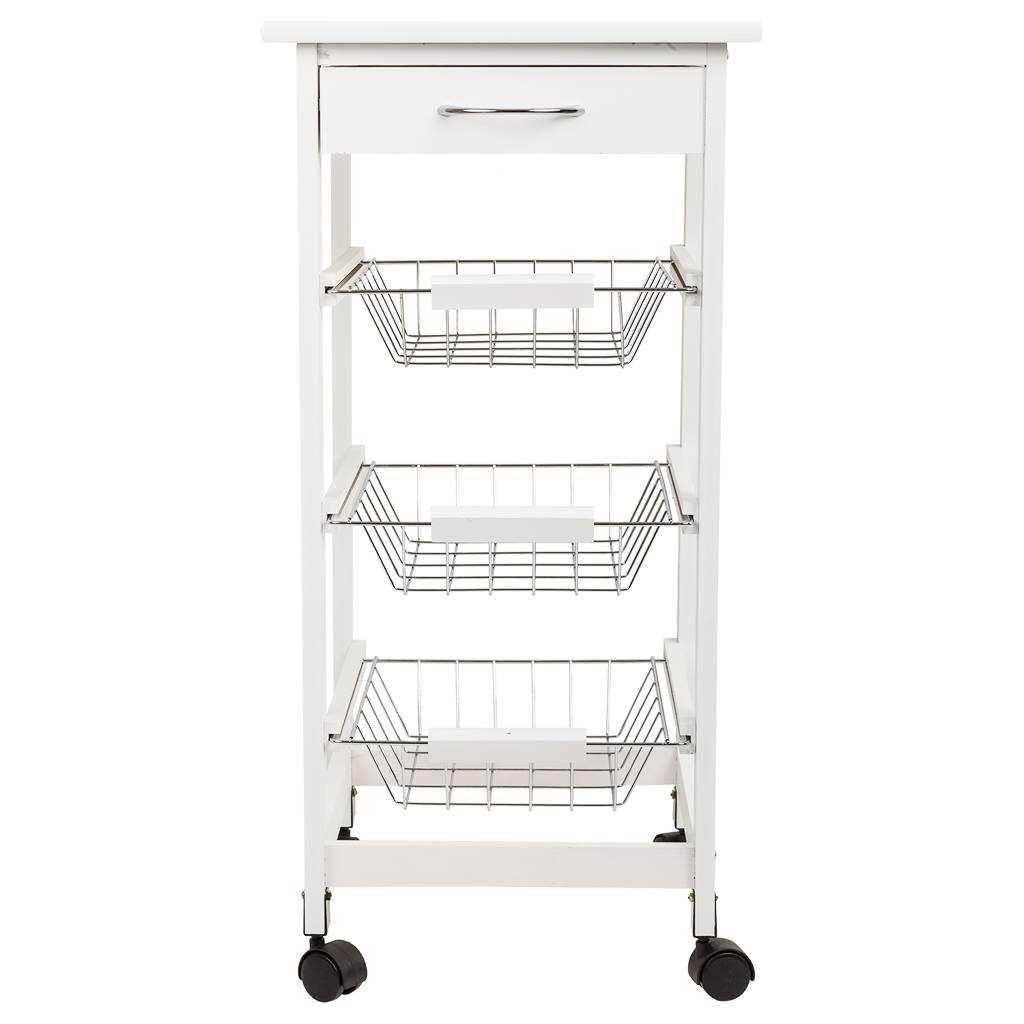 Creaciones Meng HOGAR - ISLAS DE COCINA - Kit Carro De Cocina De Madera