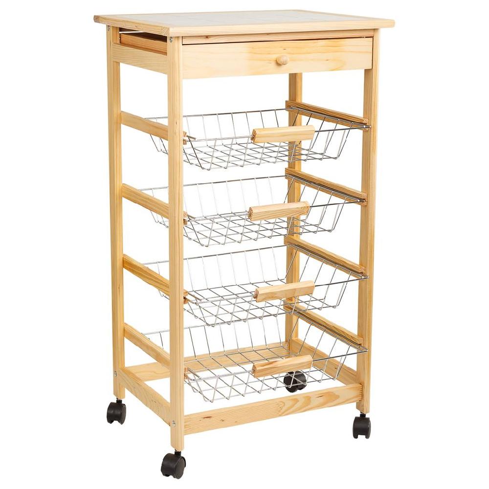 Creaciones meng HOGAR - ISLAS DE COCINA - kit carro de cocina de madera