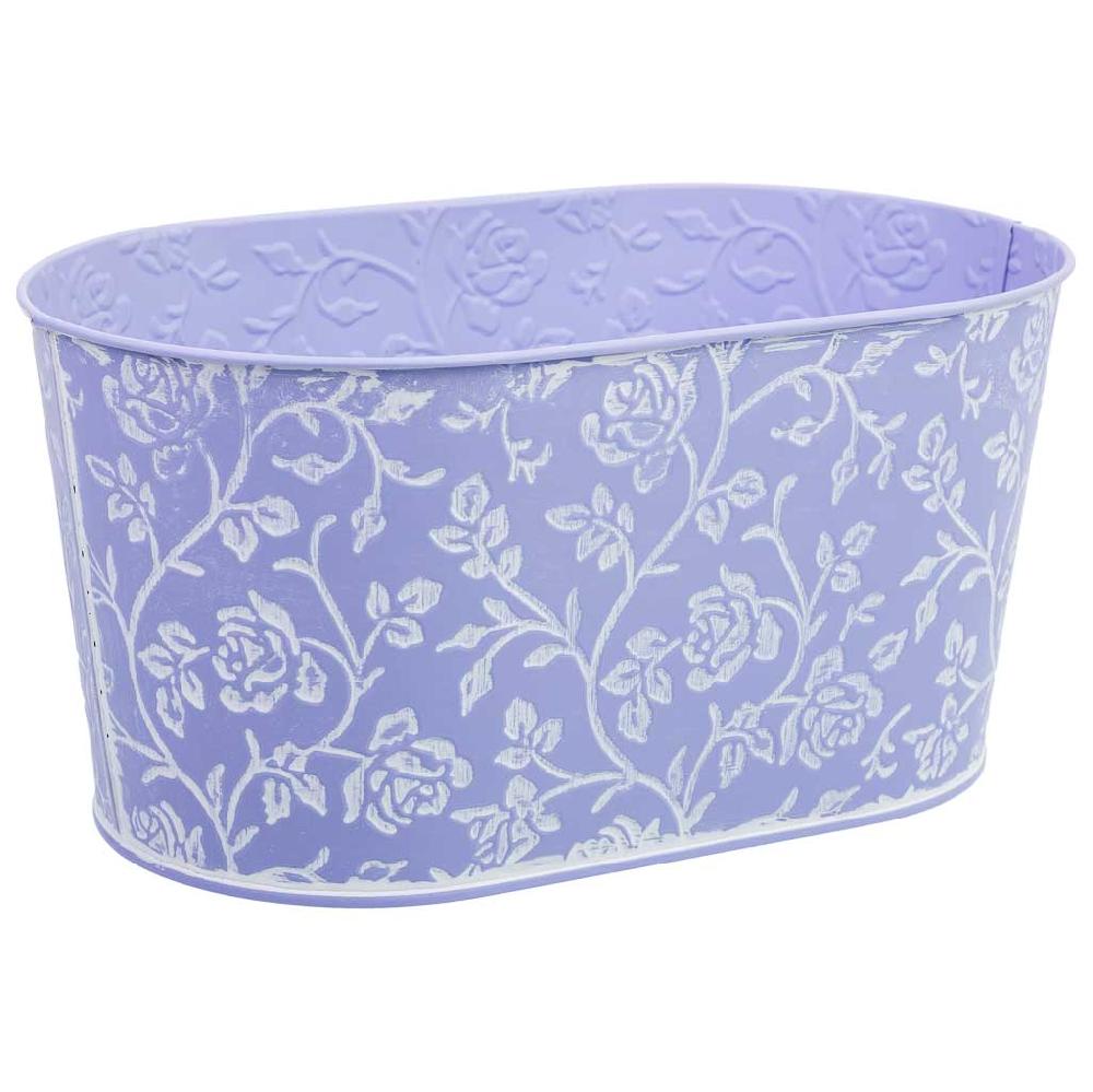 Creaciones meng HOGAR - MACETEROS CUBOS REGADERAS - cesto metalico azul