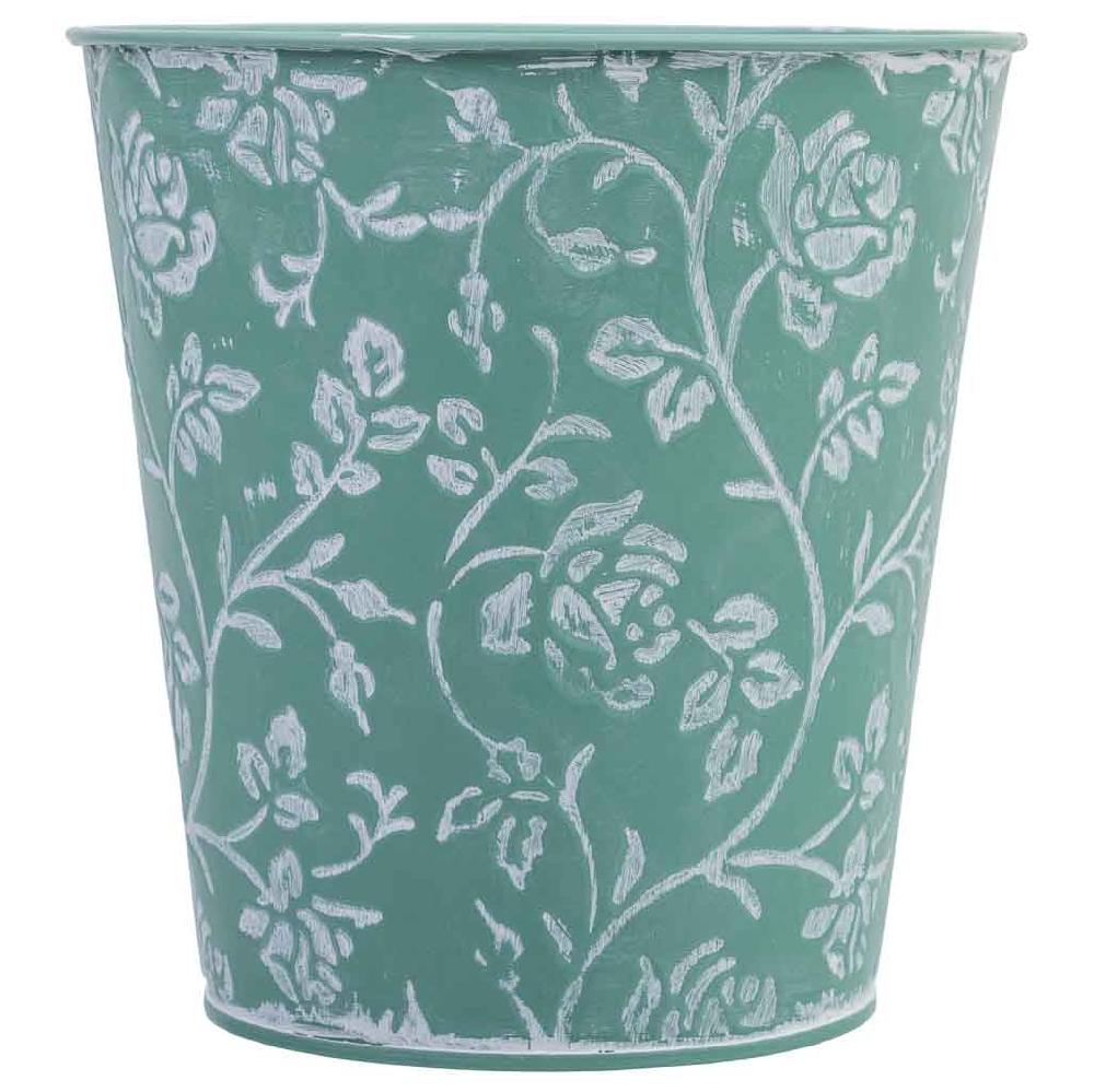 Creaciones Meng HOGAR - MACETEROS CUBOS REGADERAS - Cubo Metalico Azul