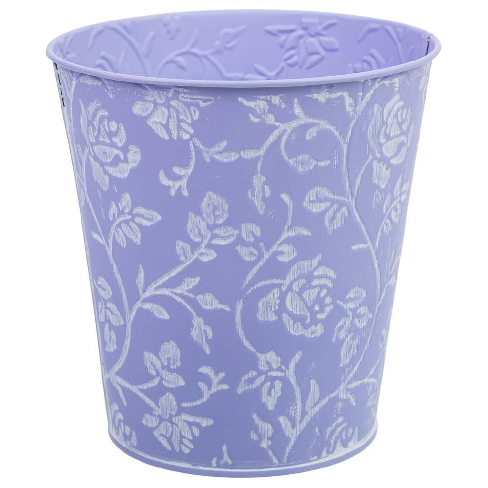 Creaciones meng HOGAR - MACETEROS CUBOS REGADERAS - cubo metalico violeta