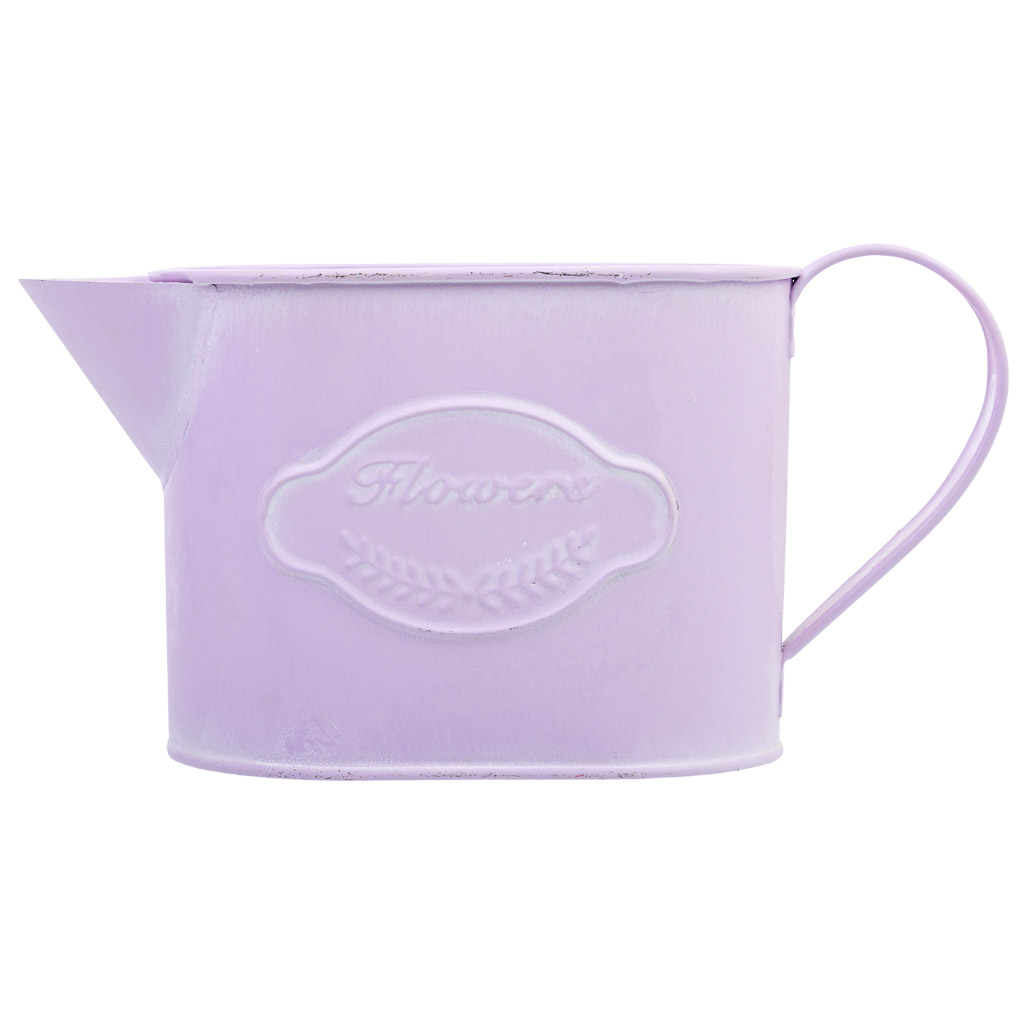 Creaciones Meng HOGAR - MACETEROS CUBOS REGADERAS - Regadera De Metal Rosa