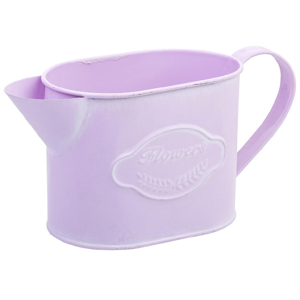 Creaciones meng HOGAR - MACETEROS CUBOS REGADERAS - regadera de metal rosa