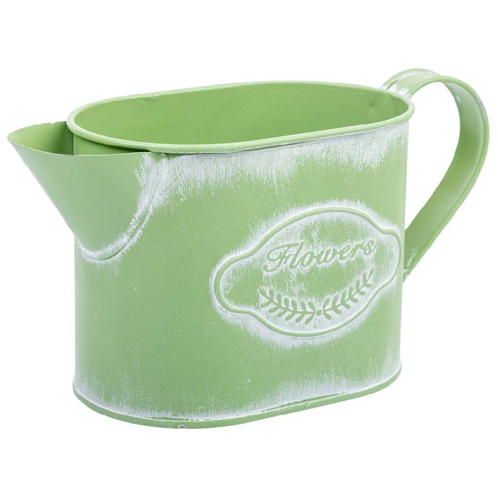 Creaciones meng HOGAR - MACETEROS CUBOS REGADERAS - regadera de metal verde