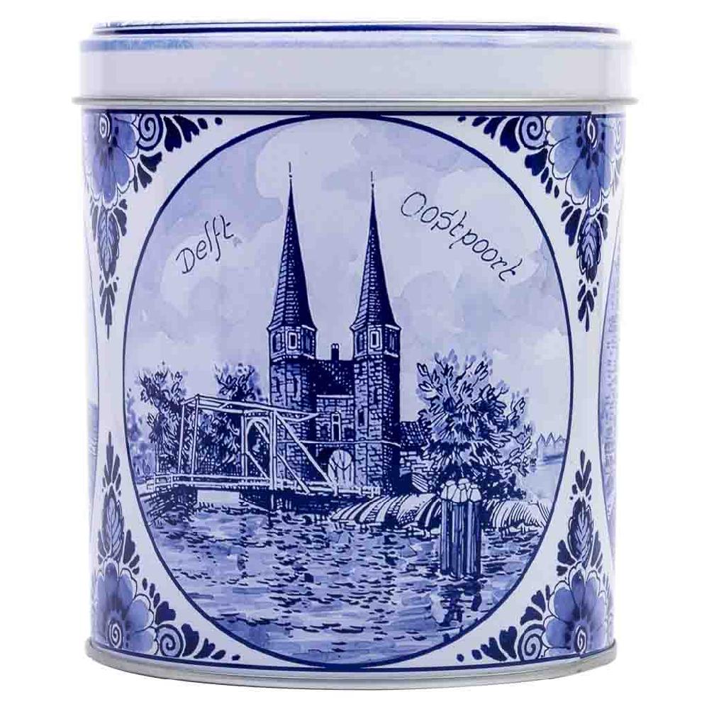 Creaciones Meng HOGAR - MENAJE - Bote De Metal Azul Y Blanco