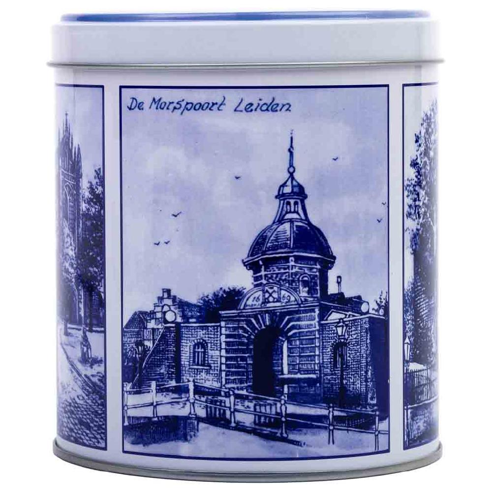 Creaciones Meng HOGAR - MENAJE - Bote De Metal Azul Y Blanco