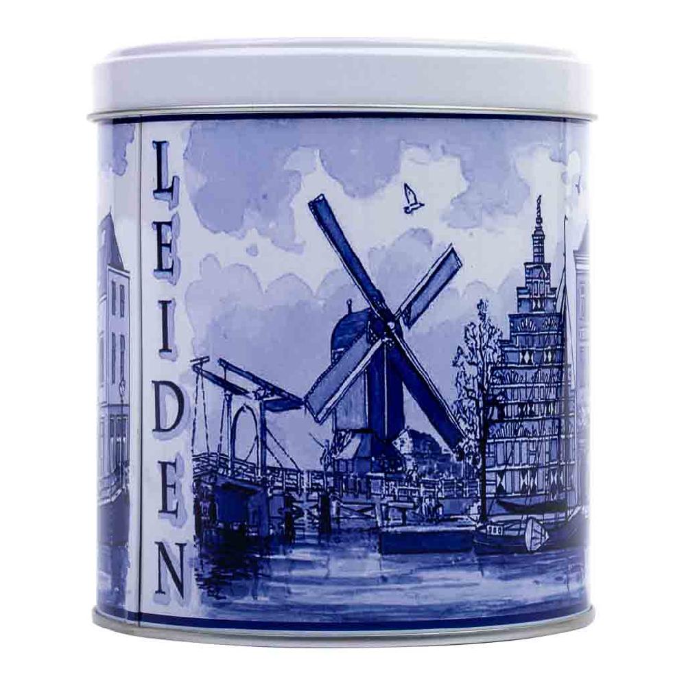 Creaciones Meng HOGAR - MENAJE - Bote De Metal Azul Y Blanco