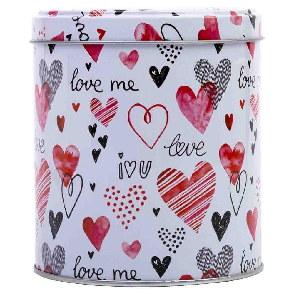 Creaciones Meng HOGAR - MENAJE - Bote De Metal Rojo Y Blanco