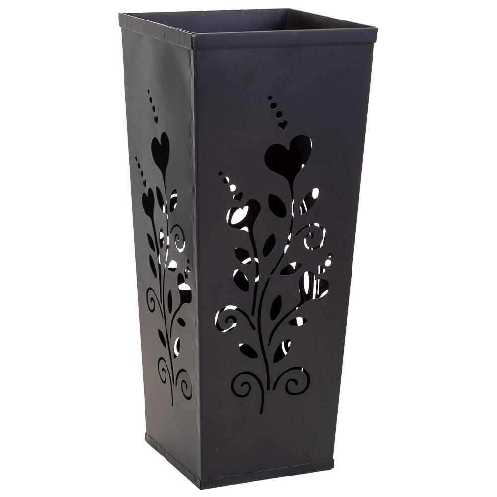 Creaciones meng HOGAR - PARAGUEROS - paraguero cuadrado de metal negro