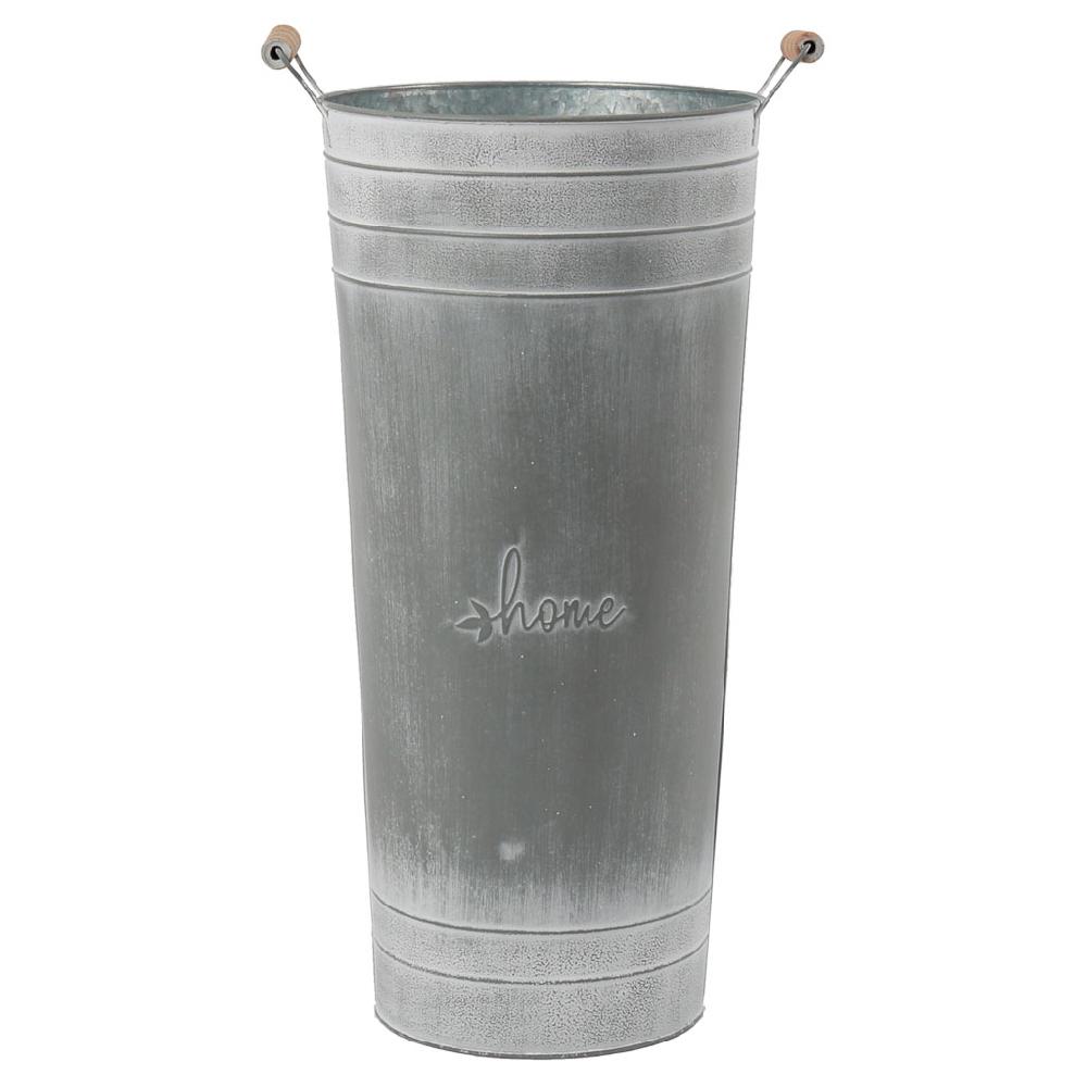 Creaciones meng HOGAR - PARAGUEROS - paragüero de metal redondo gris