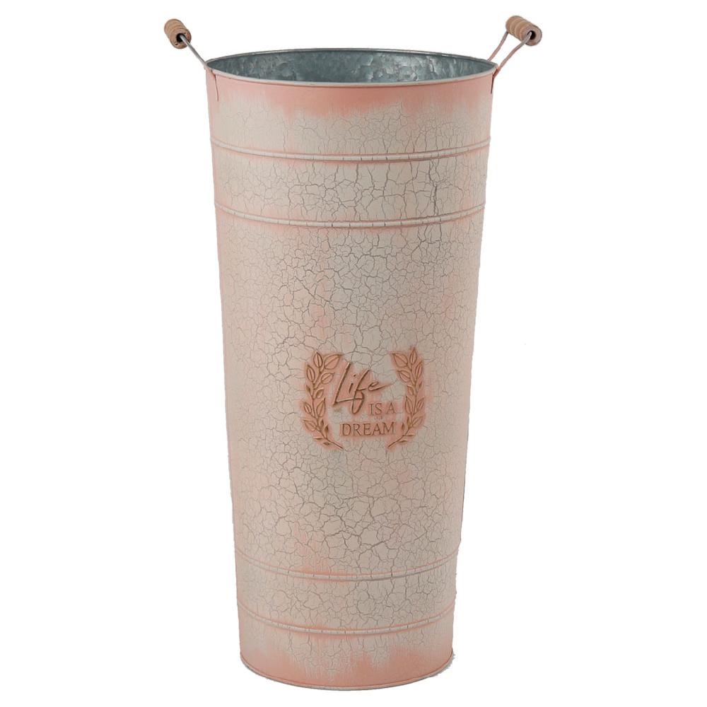 Creaciones meng HOGAR - PARAGUEROS - paragüero de metal redondo rosa