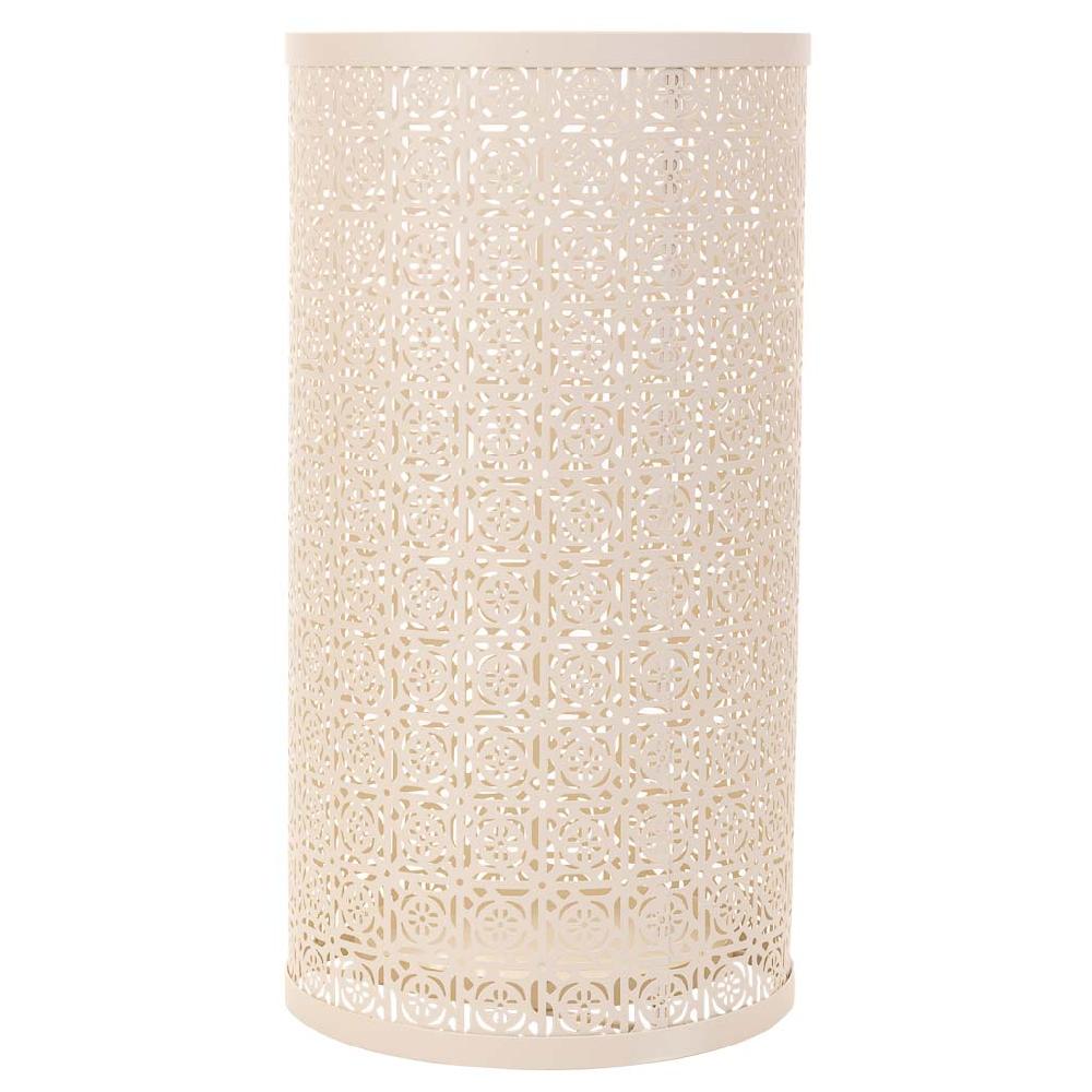 Creaciones Meng HOGAR - PARAGUEROS - Paraguero Redondo De Forja Blanco