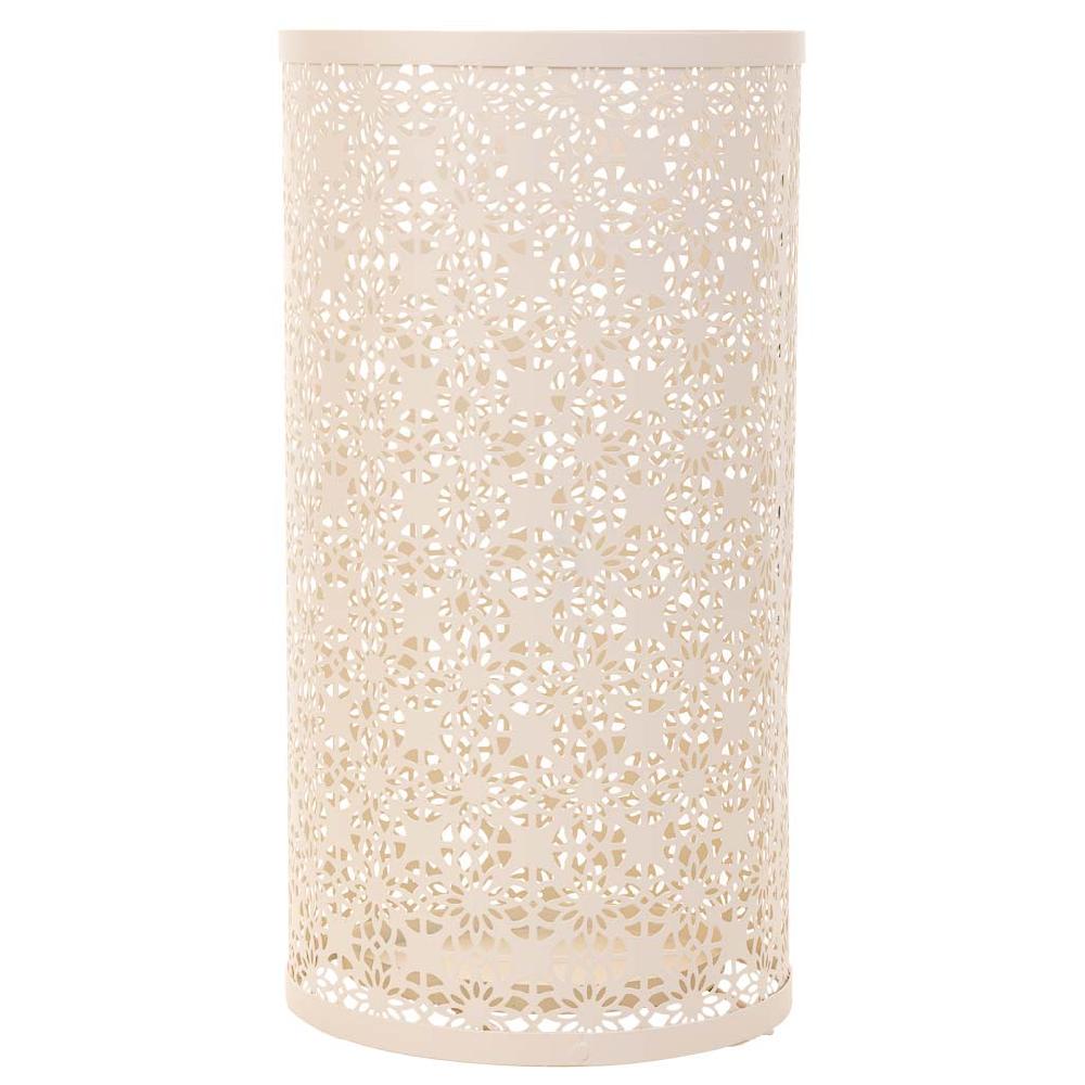 Creaciones Meng HOGAR - PARAGUEROS - Paraguero Redondo De Forja Blanco