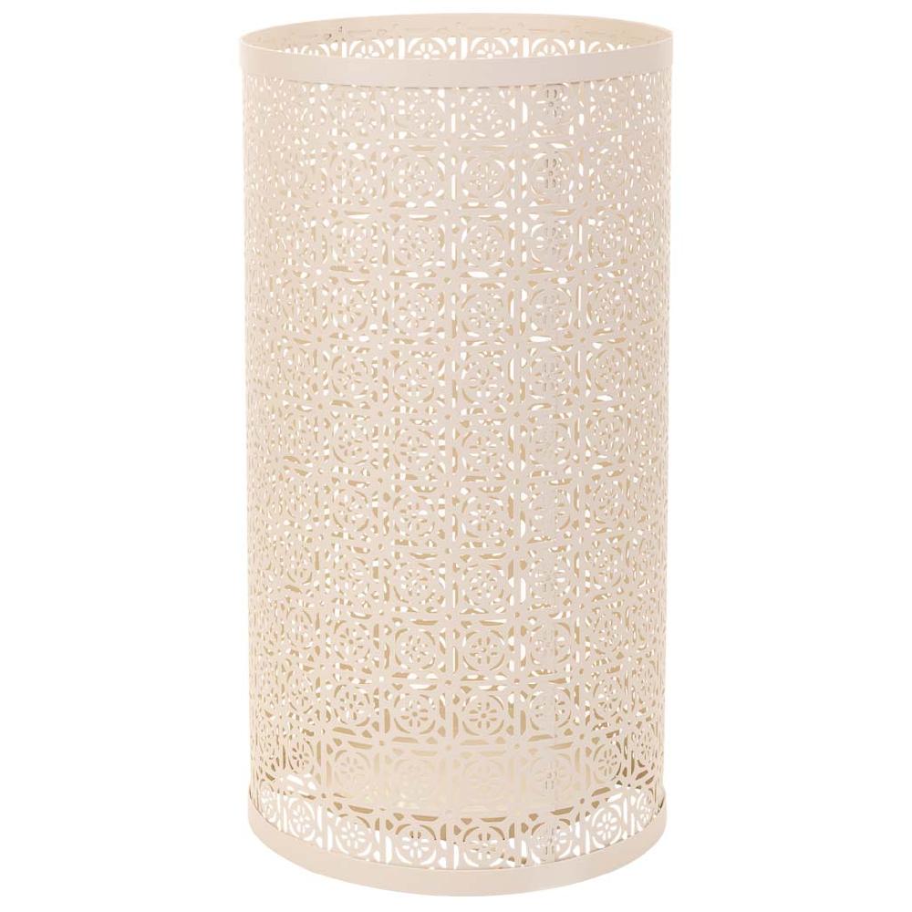 Creaciones meng HOGAR - PARAGUEROS - paraguero redondo de forja blanco