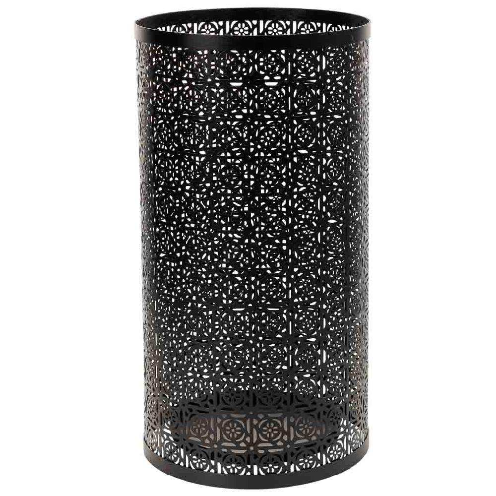 Creaciones meng HOGAR - PARAGUEROS - paraguero redondo de forja negro